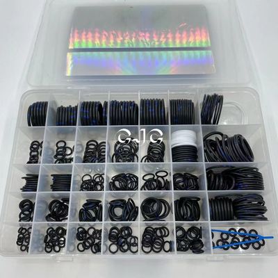 Bộ bịt kín cao su hệ mét Bằng chứng dầu, Bộ xi lanh thủy lực 45 Bờ biển NBR Độ chính xác cao