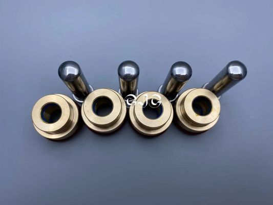 Van thí điểm thủy lực màu bạc Vật liệu đồng NBR cho máy xúc