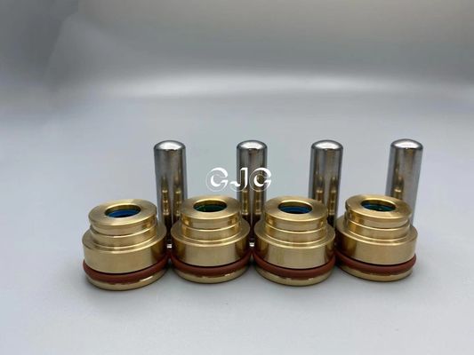 Van thí điểm thủy lực màu bạc Vật liệu đồng NBR cho máy xúc