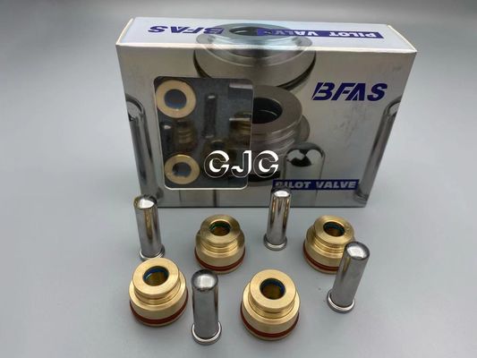 Van thí điểm thủy lực màu bạc Vật liệu đồng NBR cho máy xúc