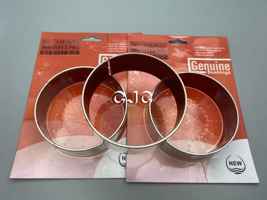 Ống lót bằng thép cứng bằng đồng graphit, Ống lót mặt bích bằng thép SK60-3 SK60-5 không dầu