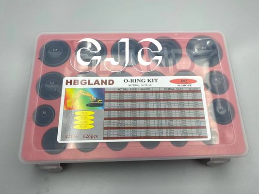 Bộ làm kín vòng O thủy lực Komatsu Máy xúc NBR 90 Shore O Ring Kit Hộp